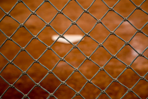 istock Corner of clay court 1149850533