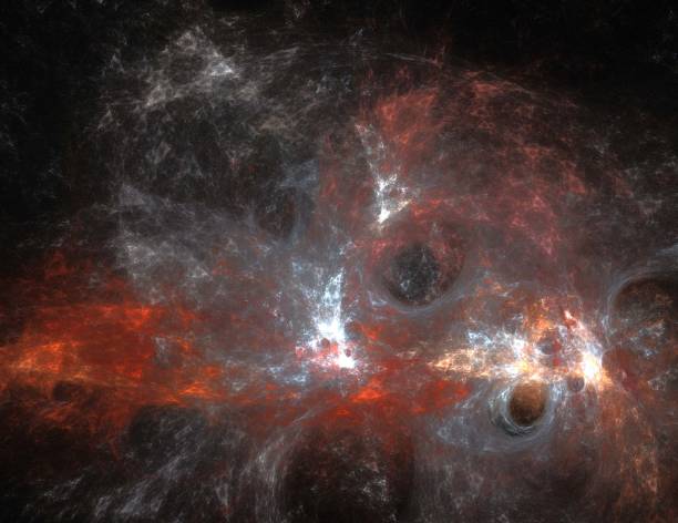istock image of one Digital Fractal on Black Color 1149855866
