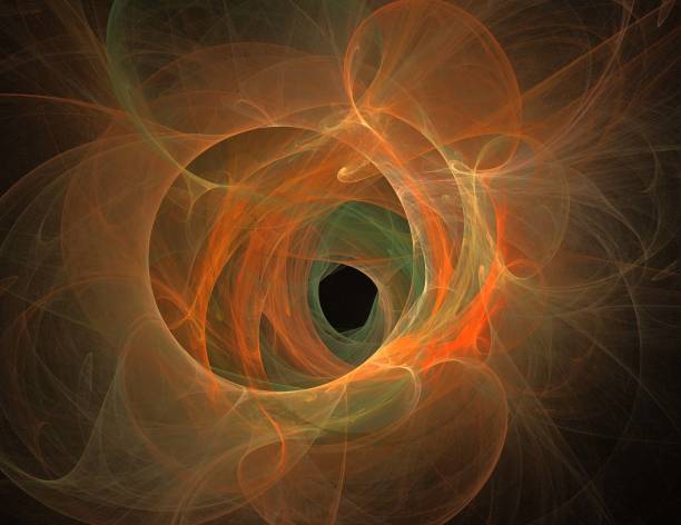 istock image of one Digital Fractal on Black Color 1149857004
