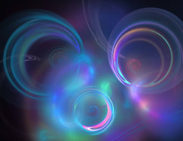 istock image of one Digital Fractal on Black Color 1149858526
