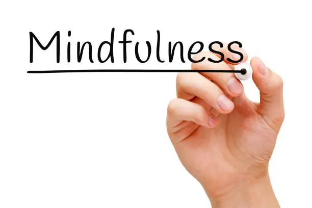 Photo of Word Mindfulness Handwritten With Black Marker