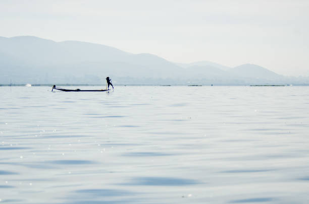 istock Strolling by boat in Inle Lake, Myanmar. 1149880300