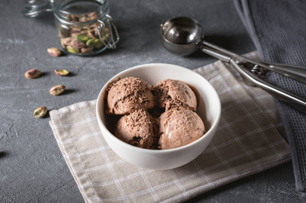 istock Bowl of chocolate ice cream 1149882808