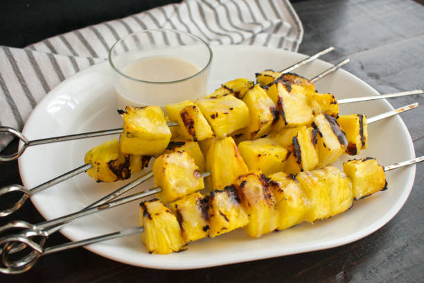 istock Grilled Pineapple with Coconut Sauce 1149882977