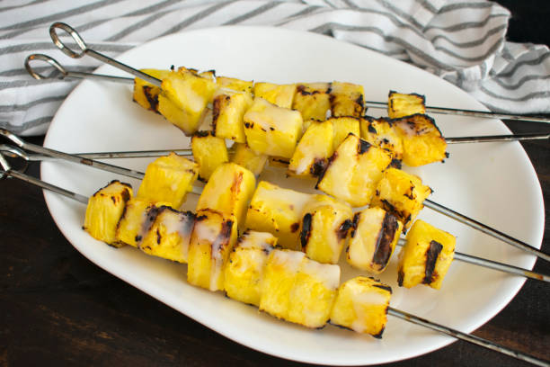 istock Grilled Pineapple with Coconut Sauce 1149883065