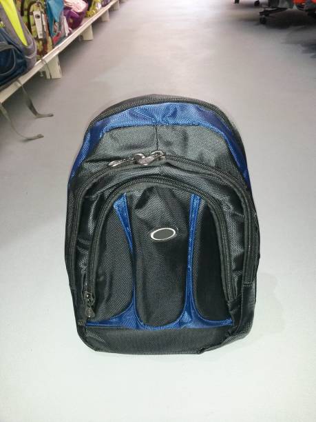 istock Backpack black-blue on the ground in backpacks and clothes store 1149889812