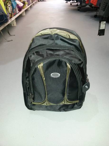 istock Backpack black-brown on the ground in backpacks and clothes store 1149891217