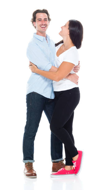 istock Attractive couple embracing 1149893488