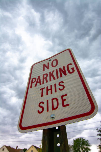 istock Street sign with stormy clouds 1149896379