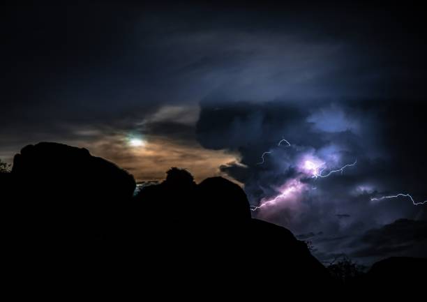 istock Thuderstorm over the Erongo Mountains in northern Namibia 1149903763