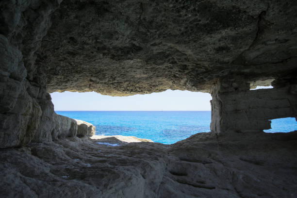 istock Sea caves in the high cliffs 1149905879