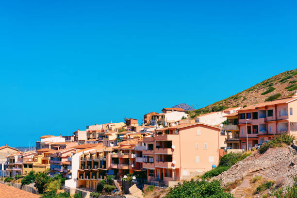 istock Buggerru city with houses architecture at hills 1149907490