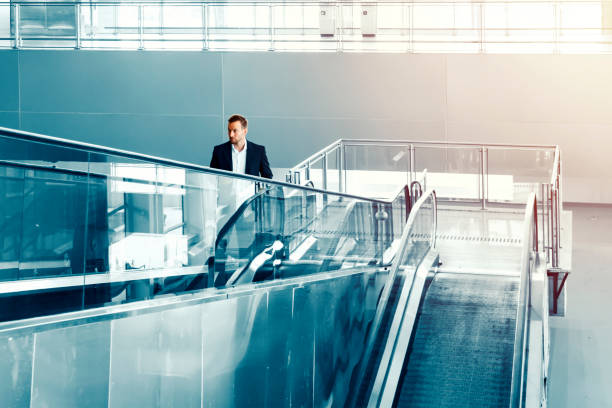 istock Businessman at an airport. 1149909994
