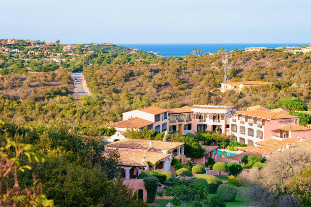 istock Modern residential house complex Porto Cervo luxury resort 1149910087