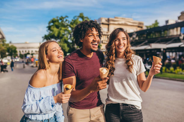 istock Three friends enjoying the sunny day together. 1149916921