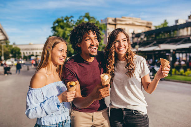 istock Three friends enjoying the sunny day together. 1149916944