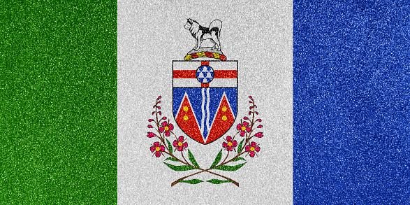 Flag of the Northern Mariana Islands on a textured background. Concept collage.