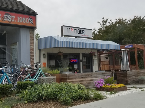 Danville, California, United States - January 01, 2019: Photograph of 11th Tiger - Thai Street Caf , a restaurant in Danville, California, United States
