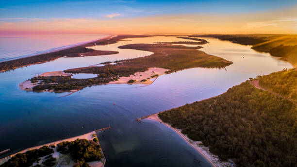 istock Sunset over Gippsland Lakes 1149924077