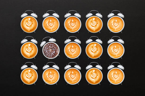 Hot Coffee Retro Alarm Clock