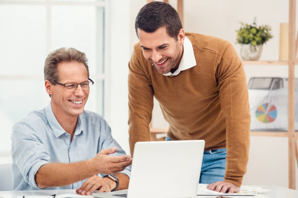istock Two business men together in the office 1149933955