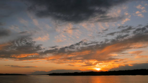istock Golden sunset on the river 1149934945