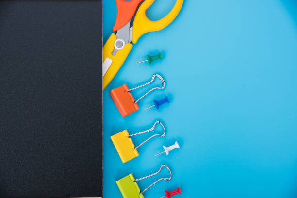 istock Top view tool set for education children 1149940223