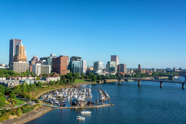 Marina and Downtown Portland, Oregon