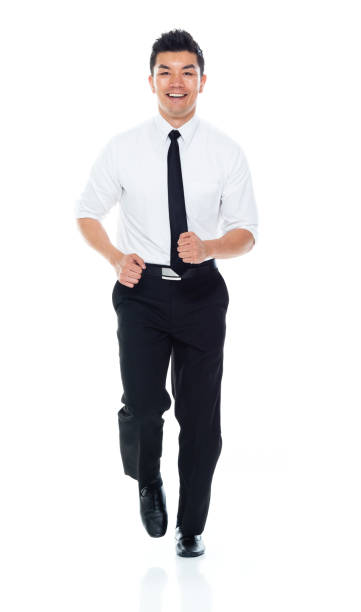 istock Handsome Asian Businessman - running 1149960847