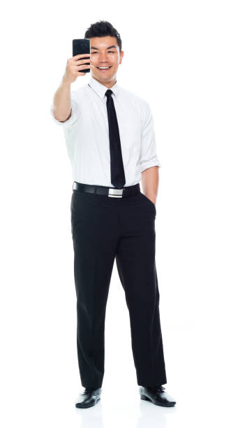 istock Handsome Asian Businessman - taking a selfie 1149961392
