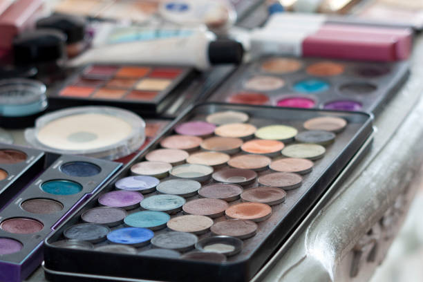 istock makeup table with a set of cosmetics 1149981140