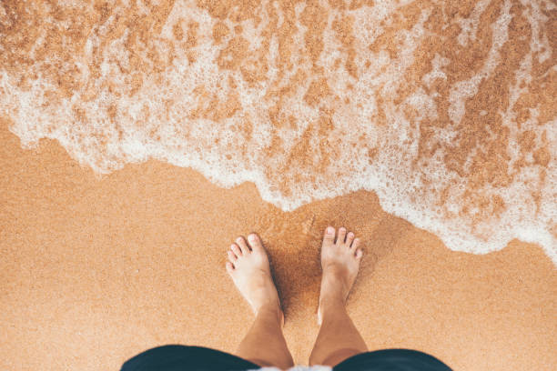 istock Women standing on beach , summer concept 1149981969