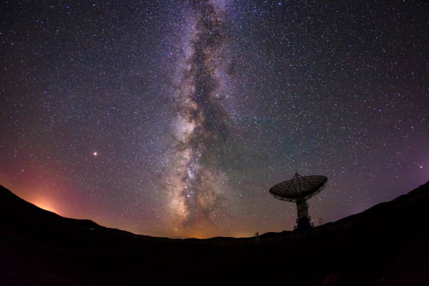istock Radio telescopes and the Milky Way 1149987178