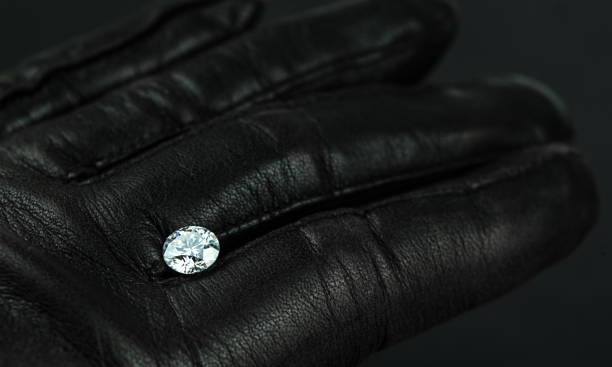 istock Luxury Diamonds on The Leather Glove 1149998445