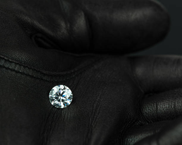 istock Luxury Diamonds on The Leather Glove 1149998448