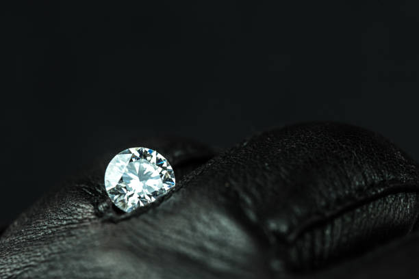 istock Luxury Diamonds on The Leather Glove 1149998531