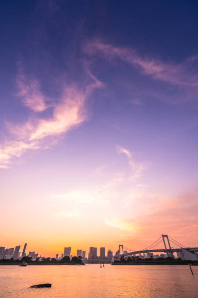 Asia, Japan, Kanto Region, Odaiba - Tokyo, Rainbow Bridge - Tokyo