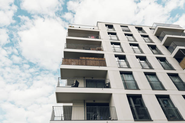 istock white new built residential architecture with balconies in berlin 1150013419