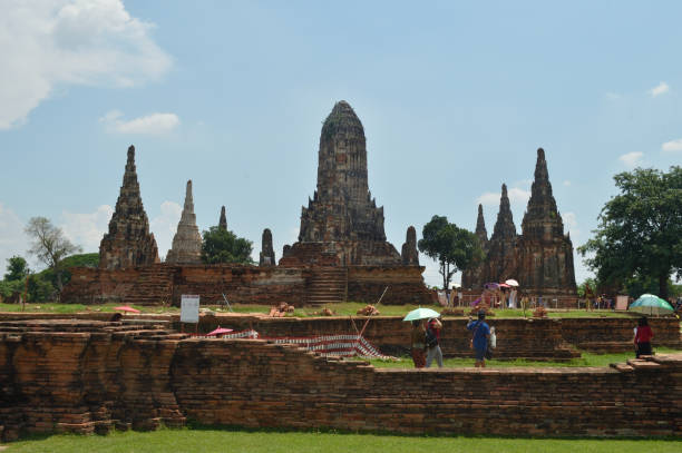 ват чайватнарам 7936 - wat chaiwattanaram стоковые фото и изображения