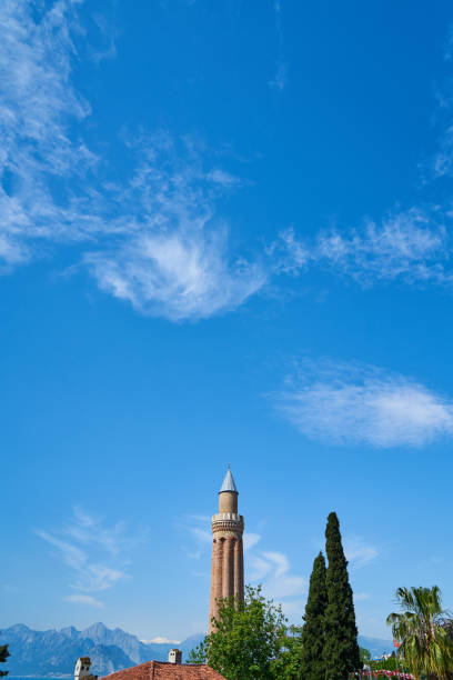 istock a minaret with sky from Turkey 1150023544