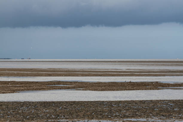 istock Look over the North Sea with dark sky 1150028432