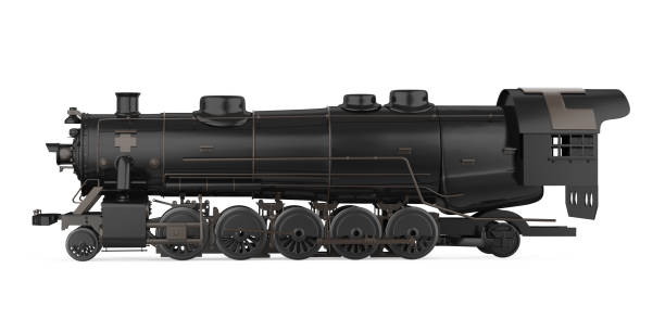 istock Old Steam Locomotive Isolated 1150032315