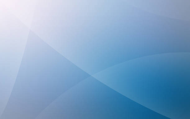 Dark to light blue unusual smooth background with subtle rays of light