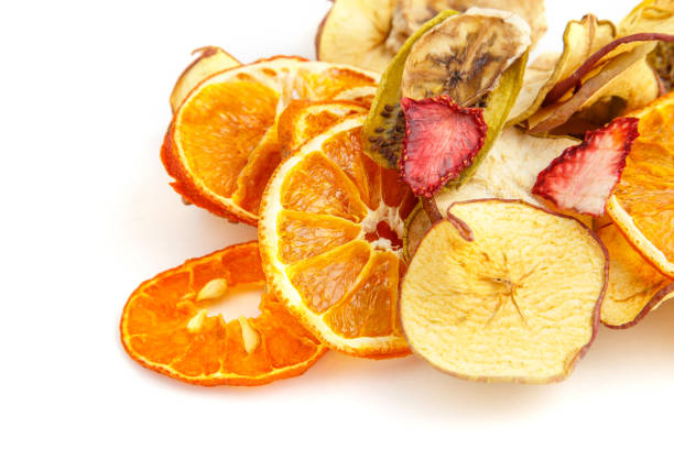 istock dried oranges,bananas and apples on white isolated background 1150034076