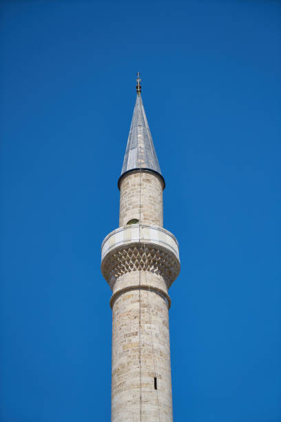 istock a minaret with sky from Turkey 1150036418