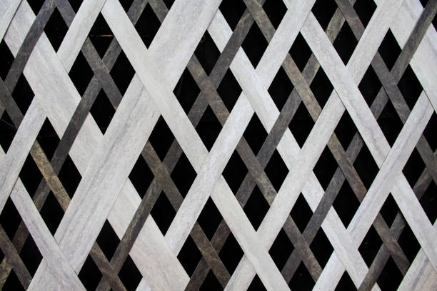 istock Abstract architecture and interior background concept. Combination of pattern and colors. Wood laminate sheets weave in pattern. Creative design material. 1150038209