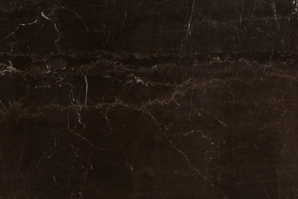 istock Dark brown natural marble stone texture with lines. 1150045613