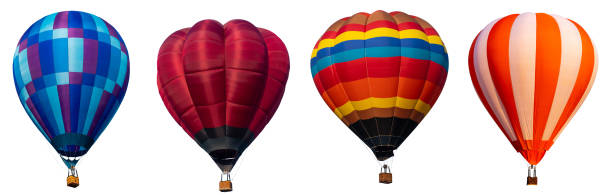 istock Hot air balloon isolated on white background. 1150052795