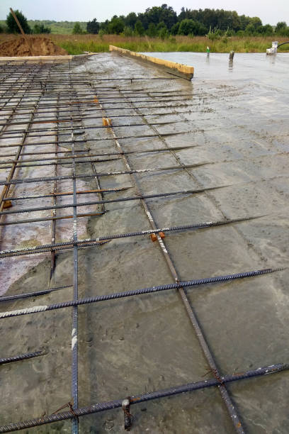 istock Concreting of Iron Armature Preparation for Building Construction 1150053542