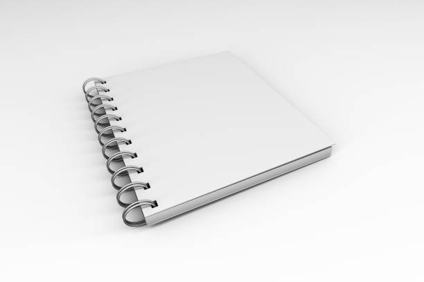 istock White Mock Up Spiral Cover Notebook 3D 1150055631
